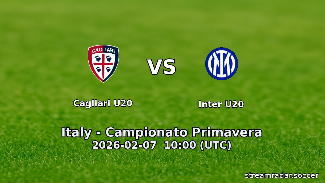 Cagliari U20 vs Inter U20