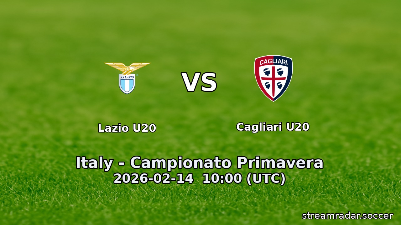 Lazio U20 vs Cagliari U20