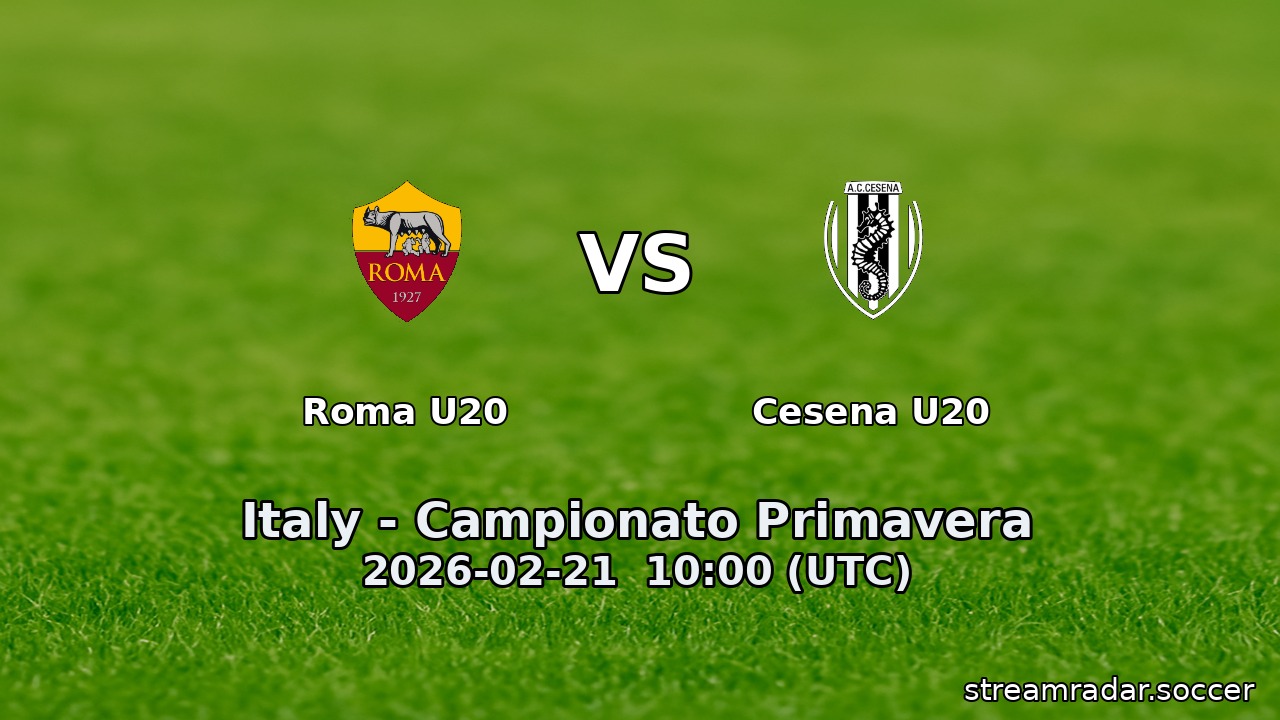 Roma U20 vs Cesena U20