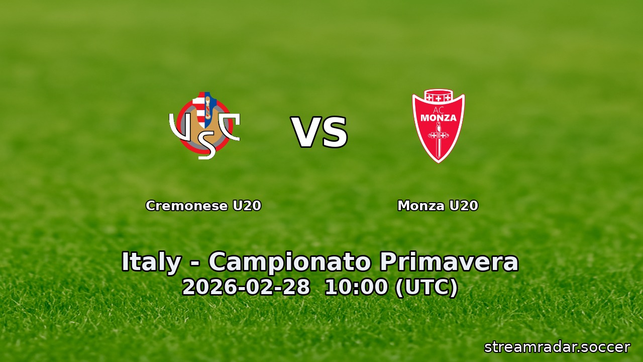 Cremonese U20 vs Monza U20