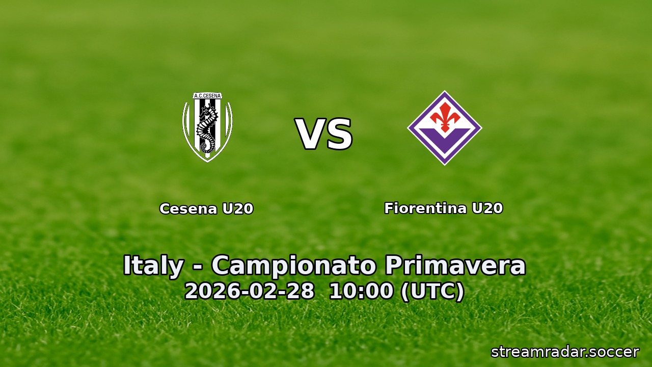 Cesena U20 vs Fiorentina U20