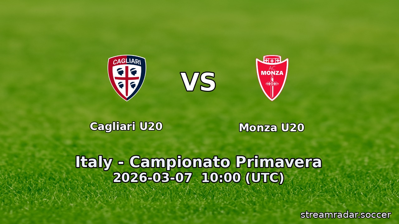 Cagliari U20 vs Monza U20