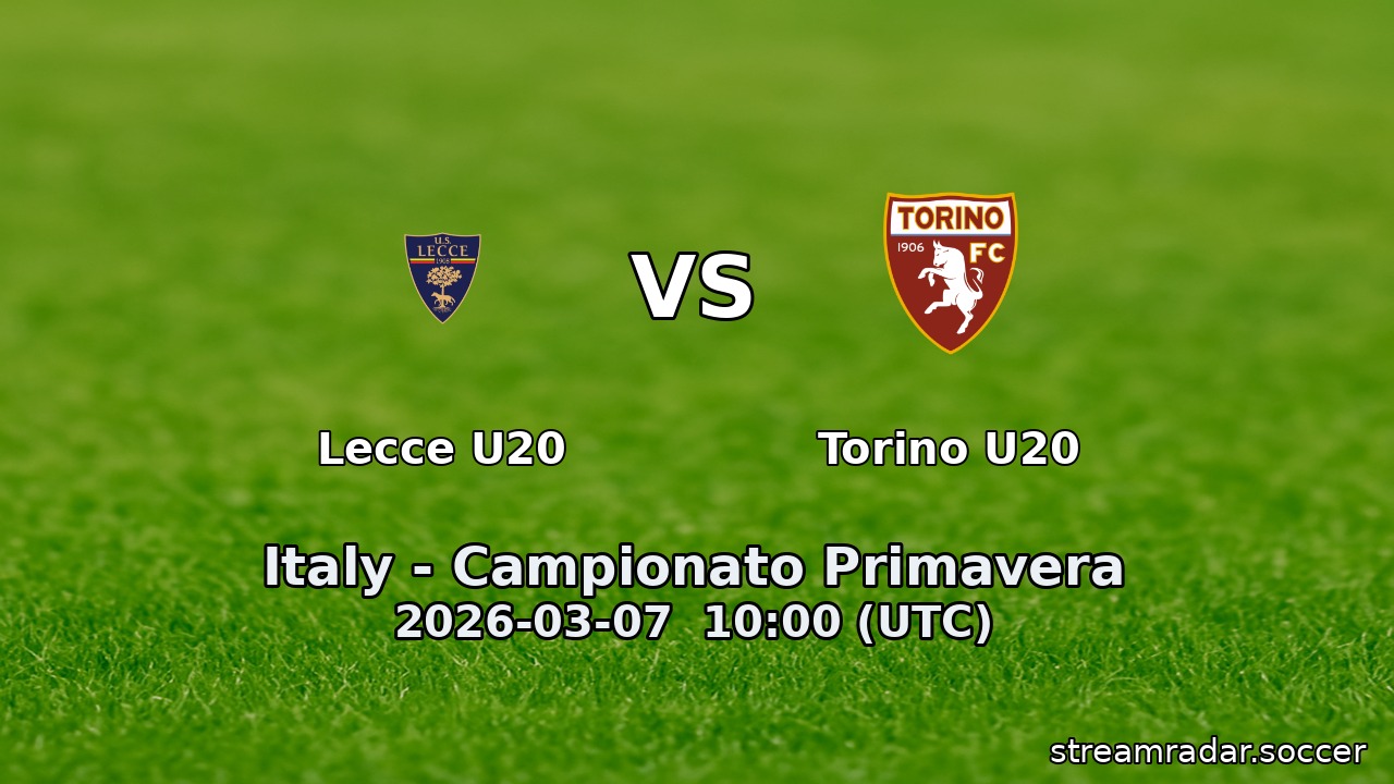 Lecce U20 vs Torino U20