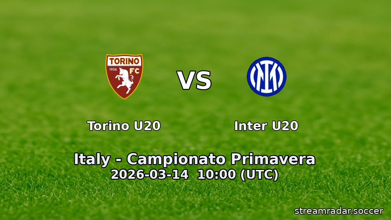 Torino U20 vs Inter U20