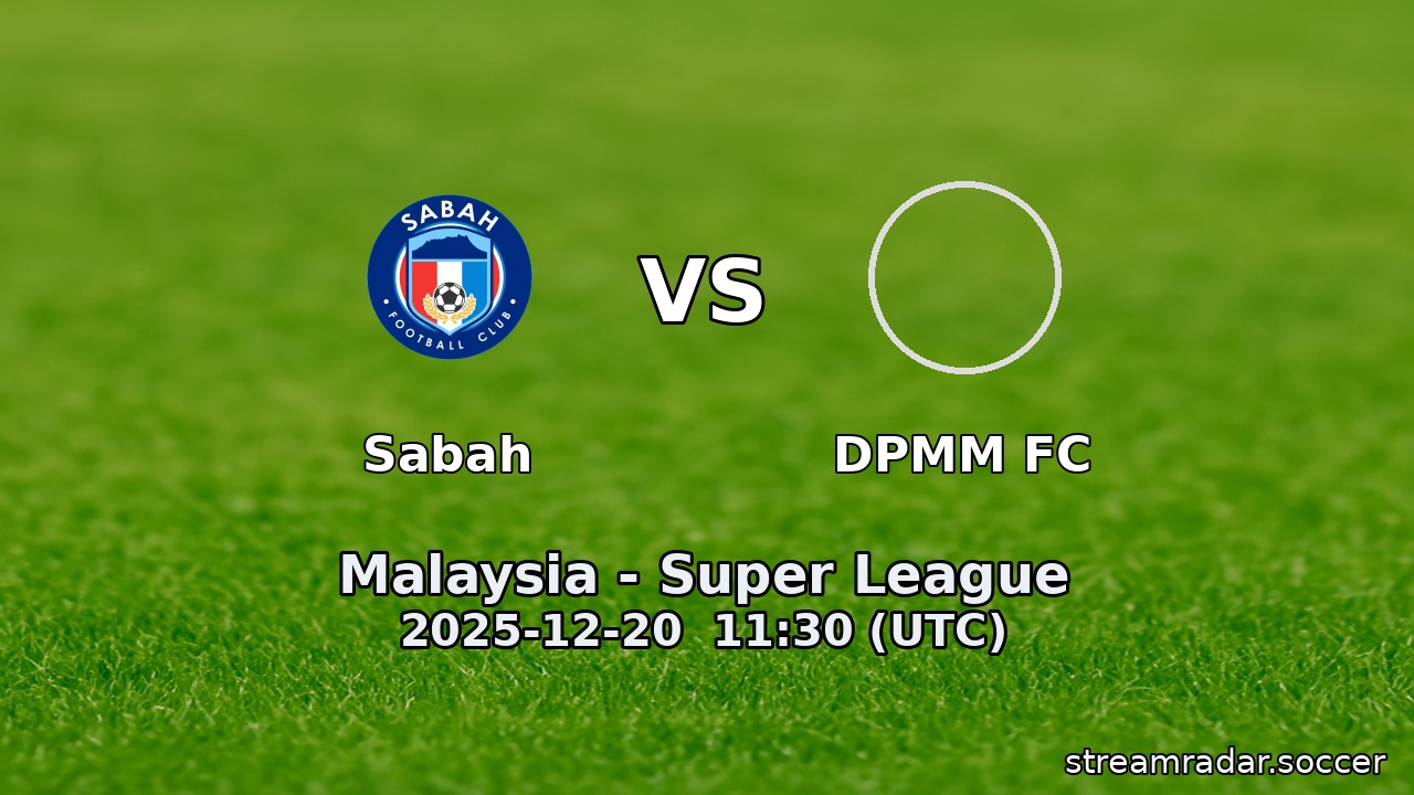 Sabah vs DPMM FC