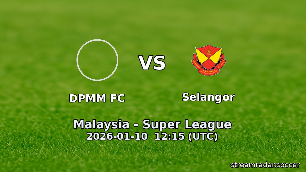 DPMM FC vs Selangor