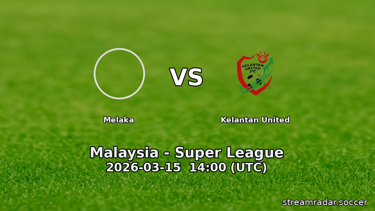 Melaka vs Kelantan United