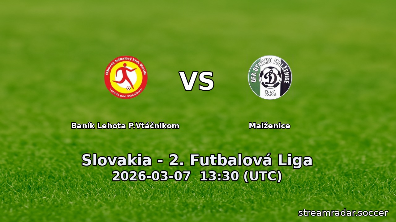 Baník Lehota P.Vtáčnikom vs Malženice