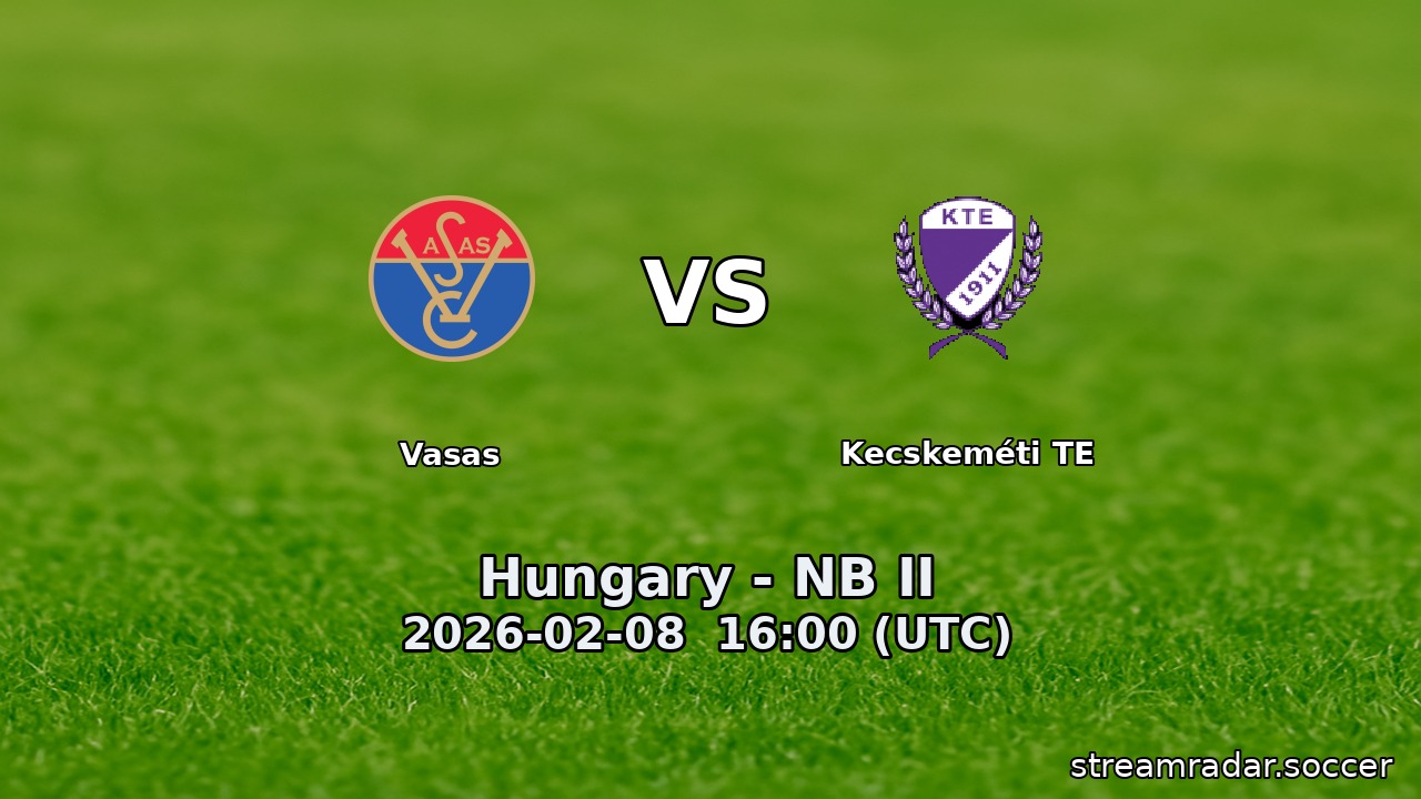 Vasas vs Kecskeméti TE