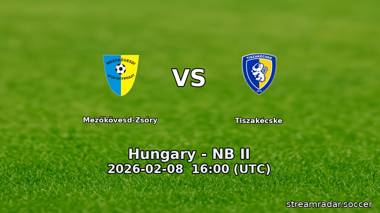 Mezőkövesd-Zsóry vs Tiszakécske