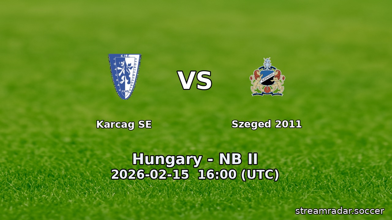 Karcag SE vs Szeged 2011
