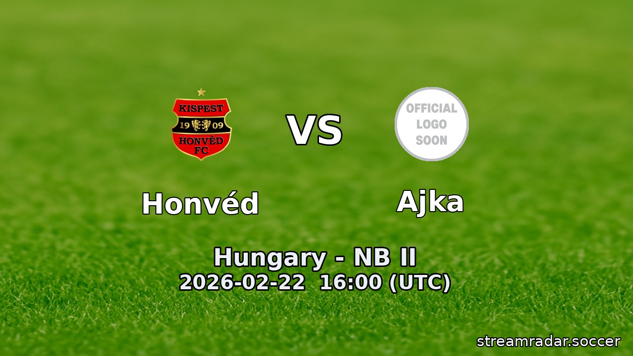 Honvéd vs Ajka