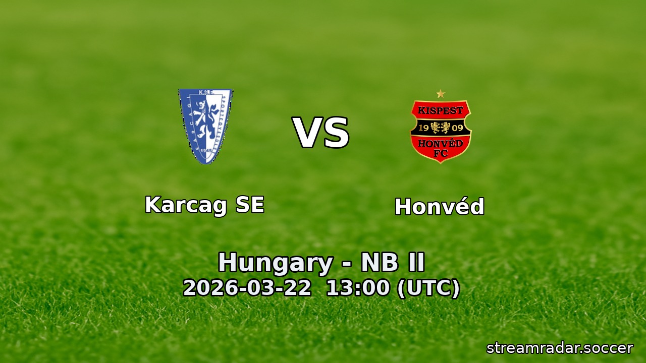 Karcag SE vs Honvéd