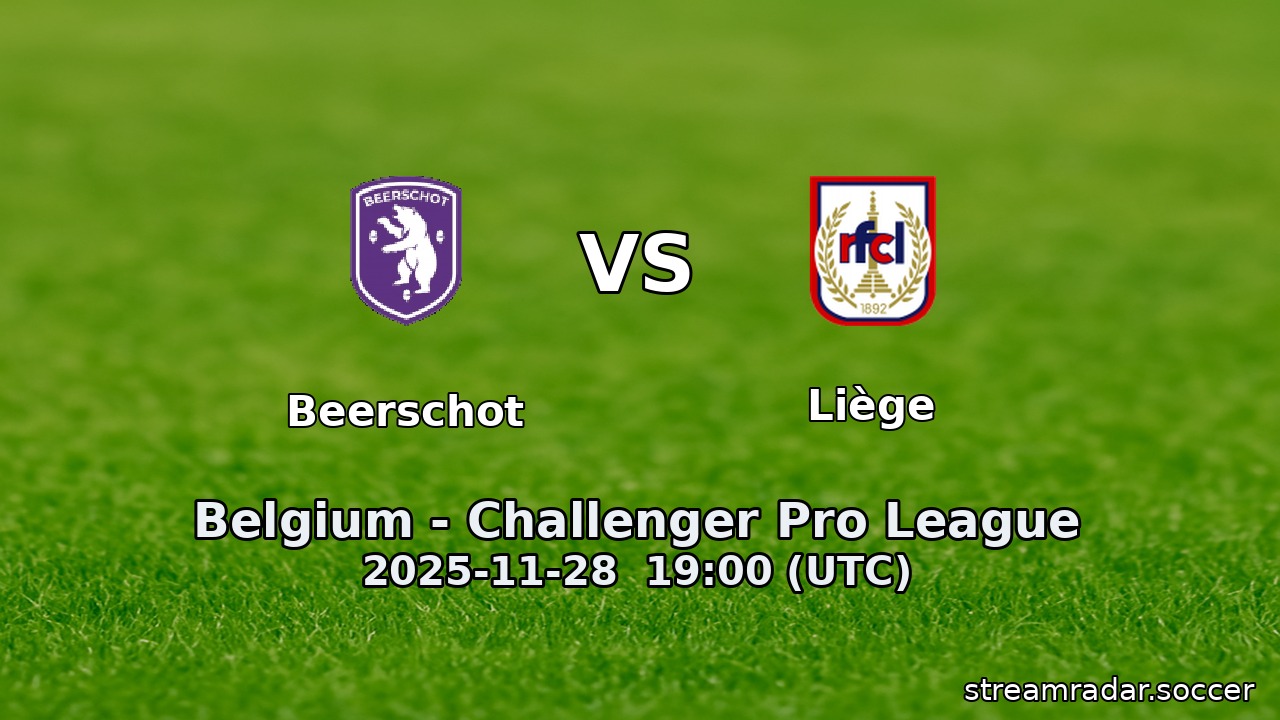 Beerschot vs Liège
