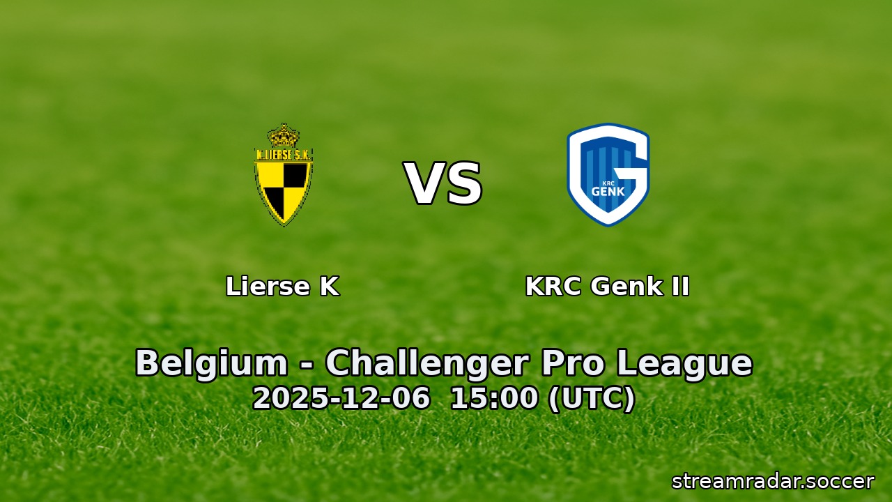Lierse K vs KRC Genk II
