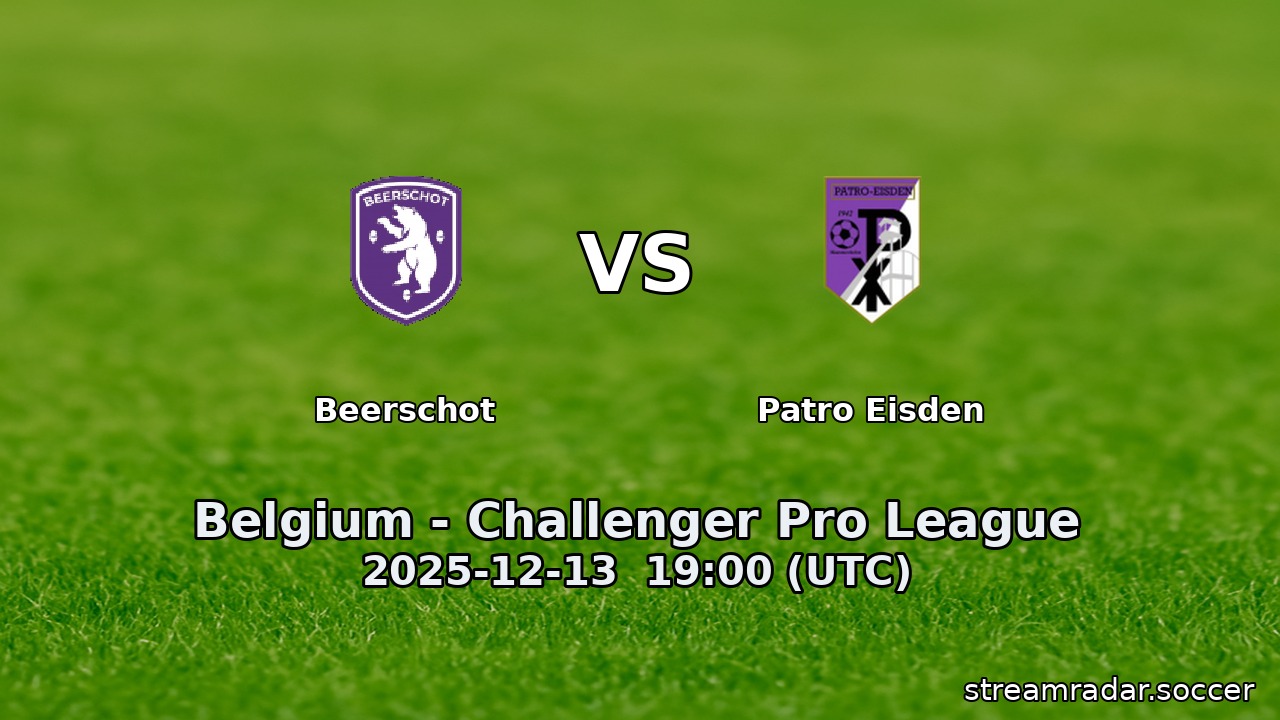Beerschot vs Patro Eisden