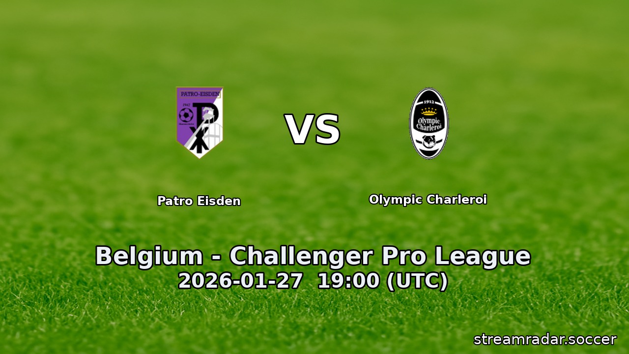Patro Eisden vs Olympic Charleroi