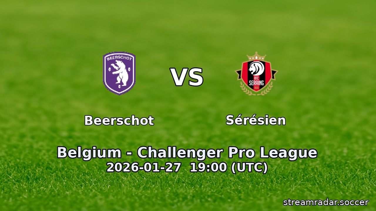 Beerschot vs Sérésien