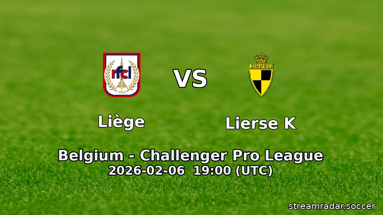 Liège vs Lierse K