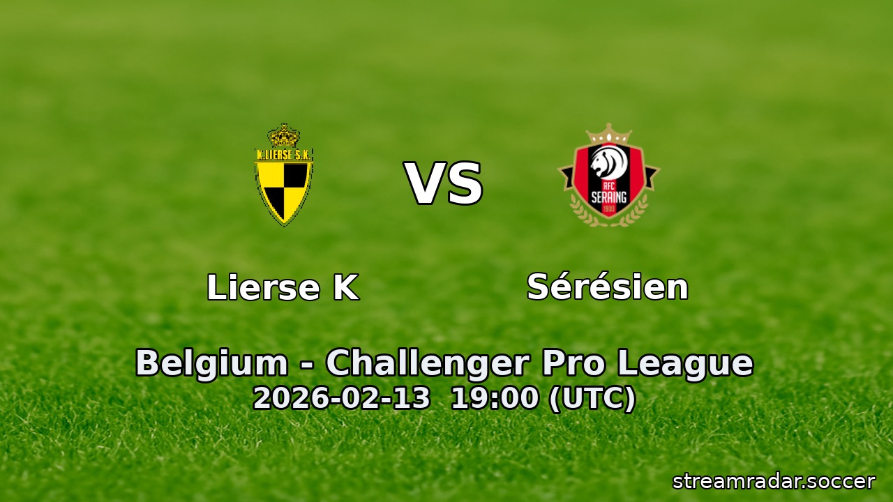 Lierse K vs Sérésien