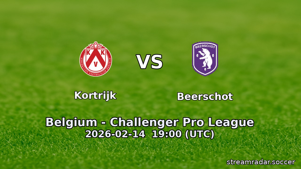 Kortrijk vs Beerschot