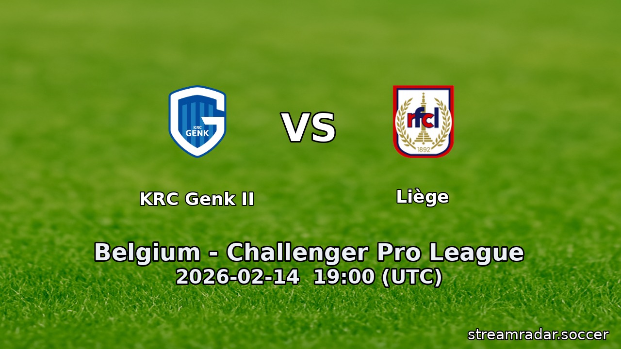 KRC Genk II vs Liège