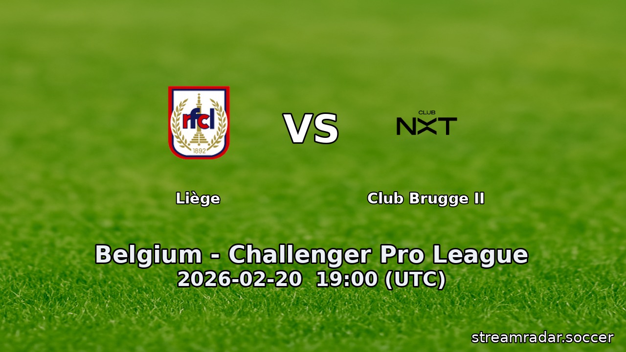 Liège vs Club Brugge II