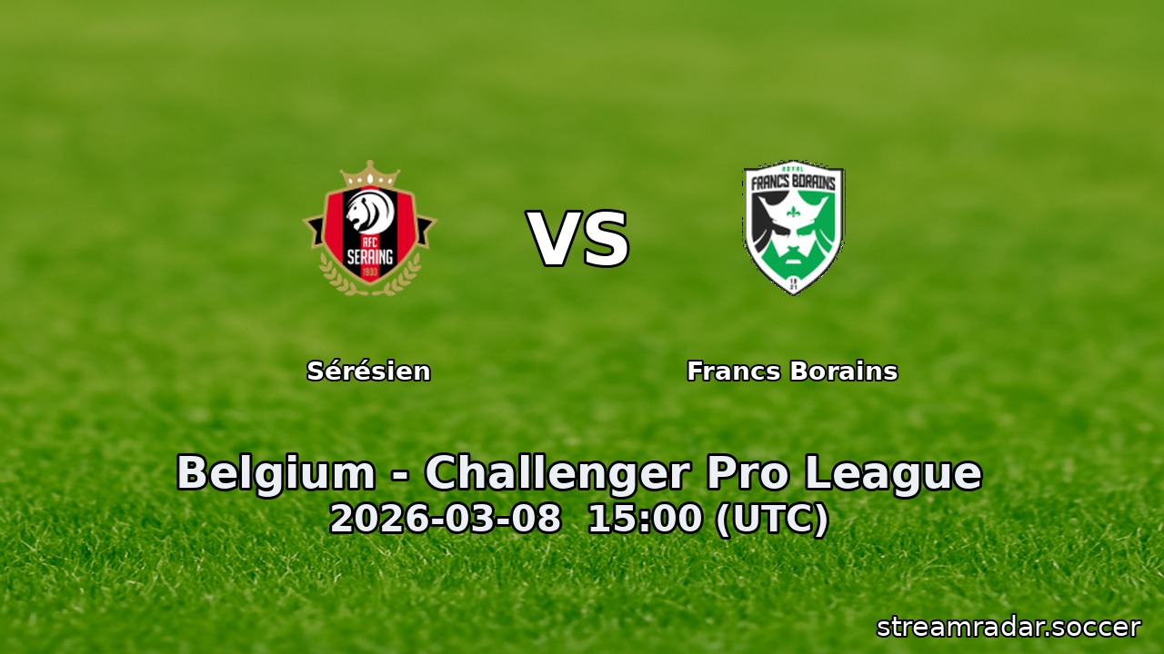 Sérésien vs Francs Borains