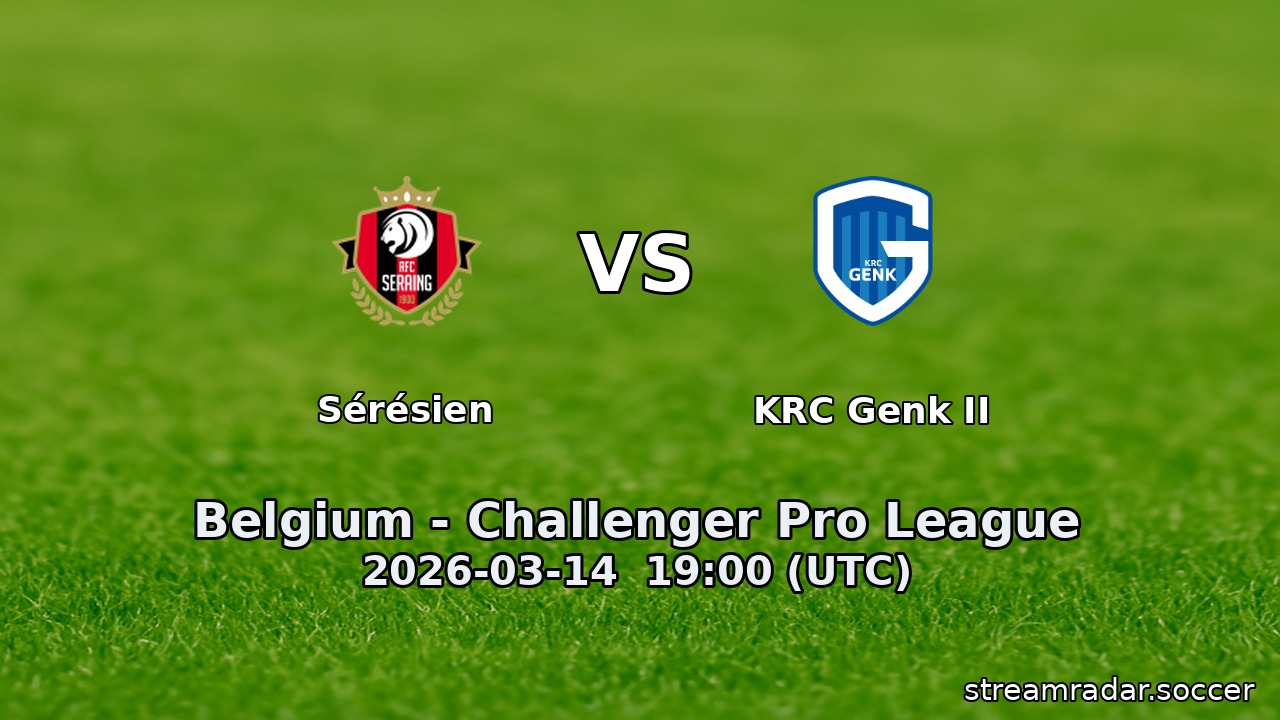 Sérésien vs KRC Genk II