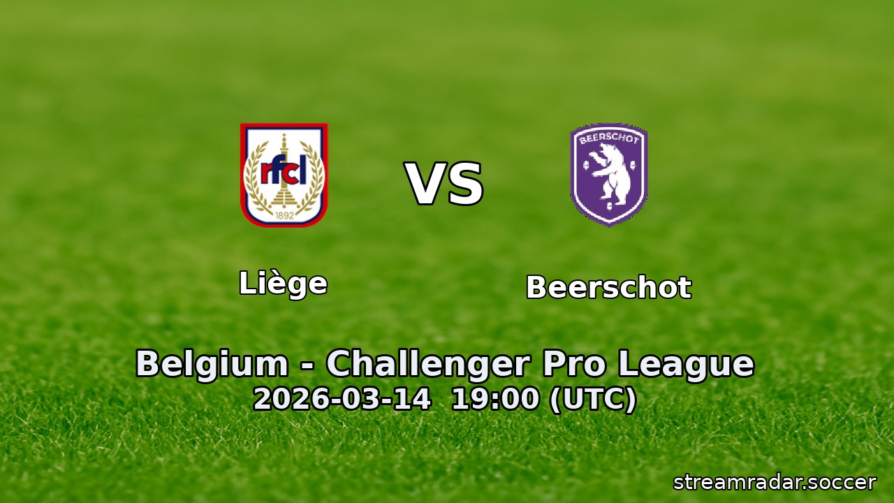 Liège vs Beerschot