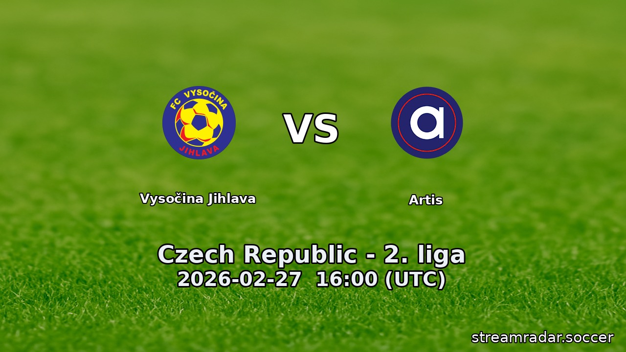 Vysočina Jihlava vs Artis