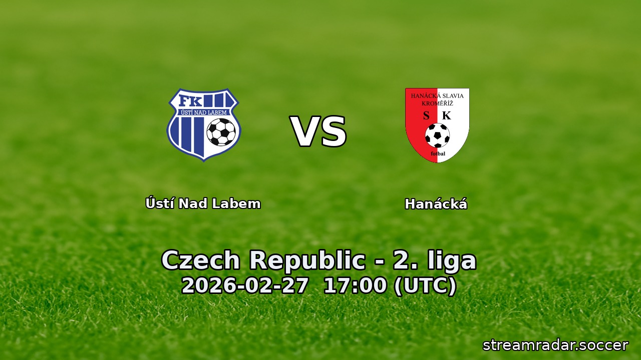 Ústí Nad Labem vs Hanácká