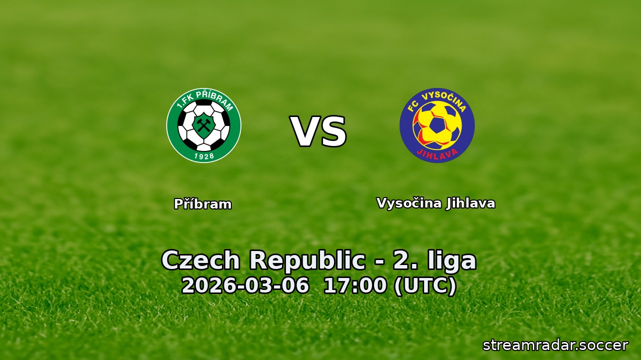 Příbram vs Vysočina Jihlava