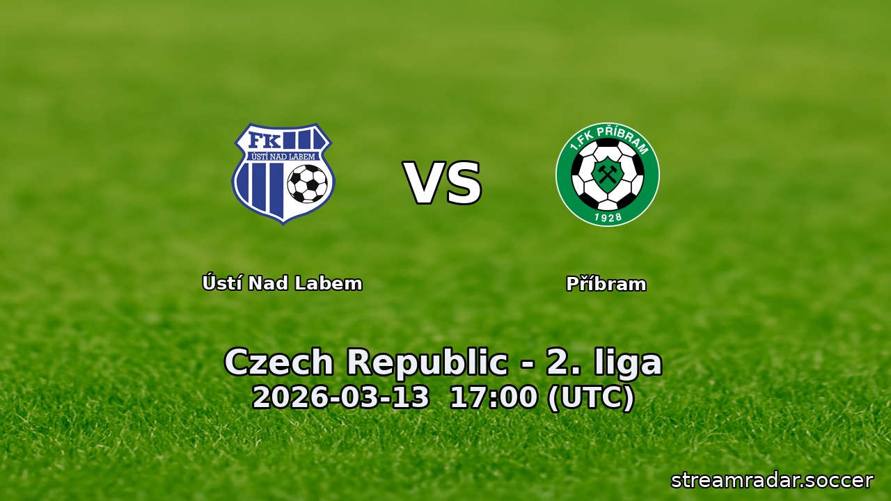 Ústí Nad Labem vs Příbram