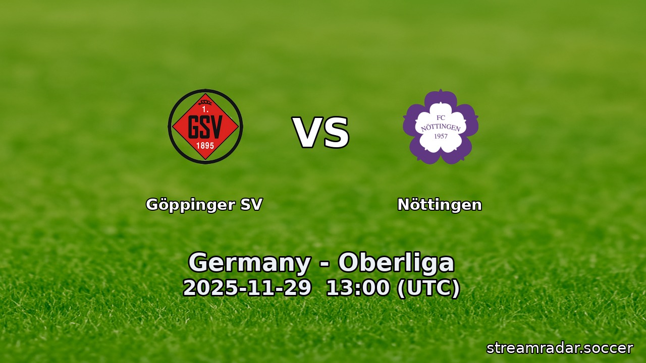 Göppinger SV vs Nöttingen