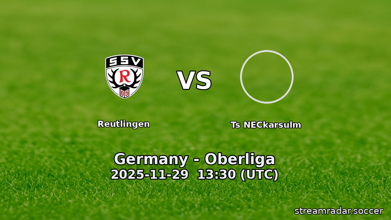 Reutlingen vs Ts NECkarsulm