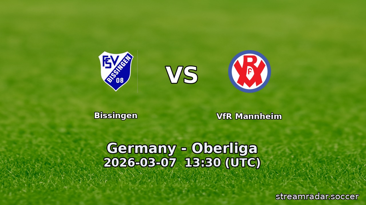 Bissingen vs VfR Mannheim