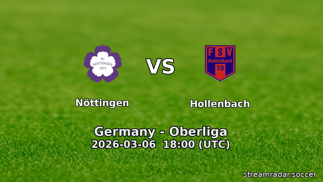 Nöttingen vs Hollenbach