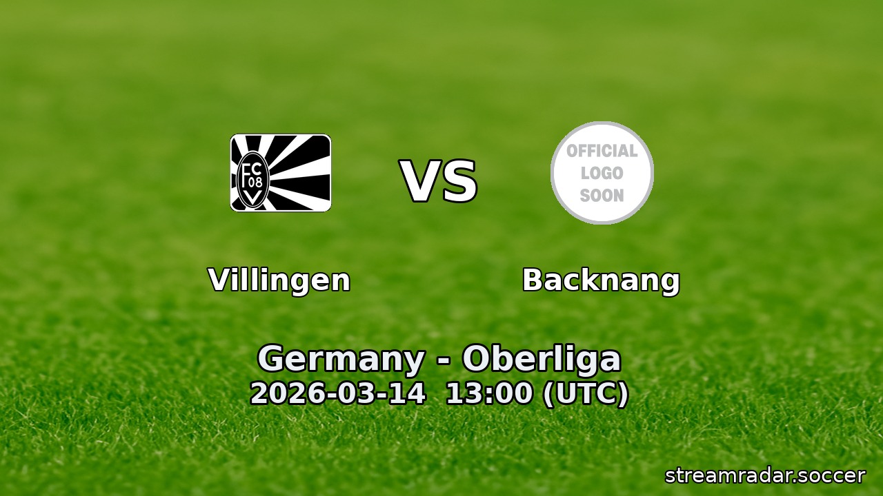 Villingen vs Backnang