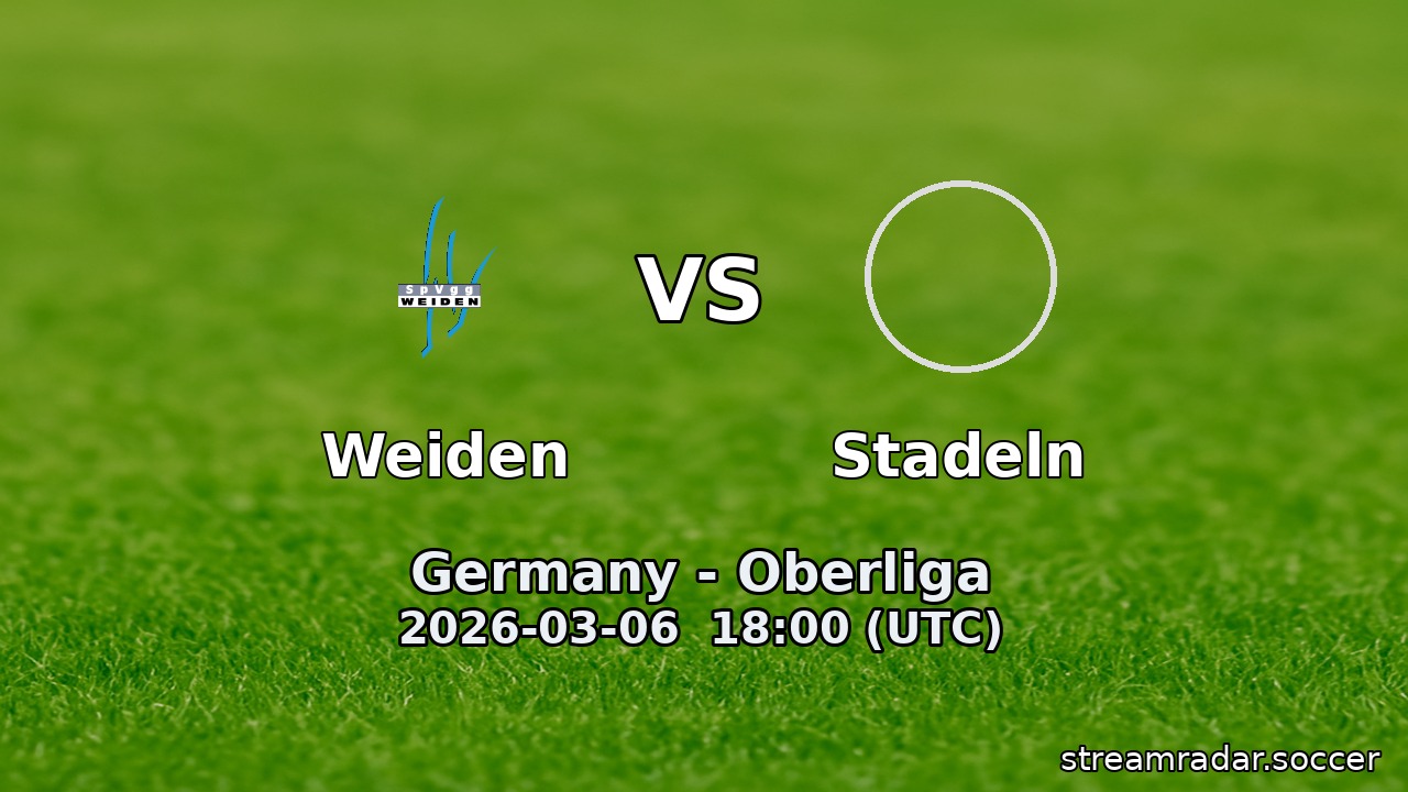 Weiden vs Stadeln