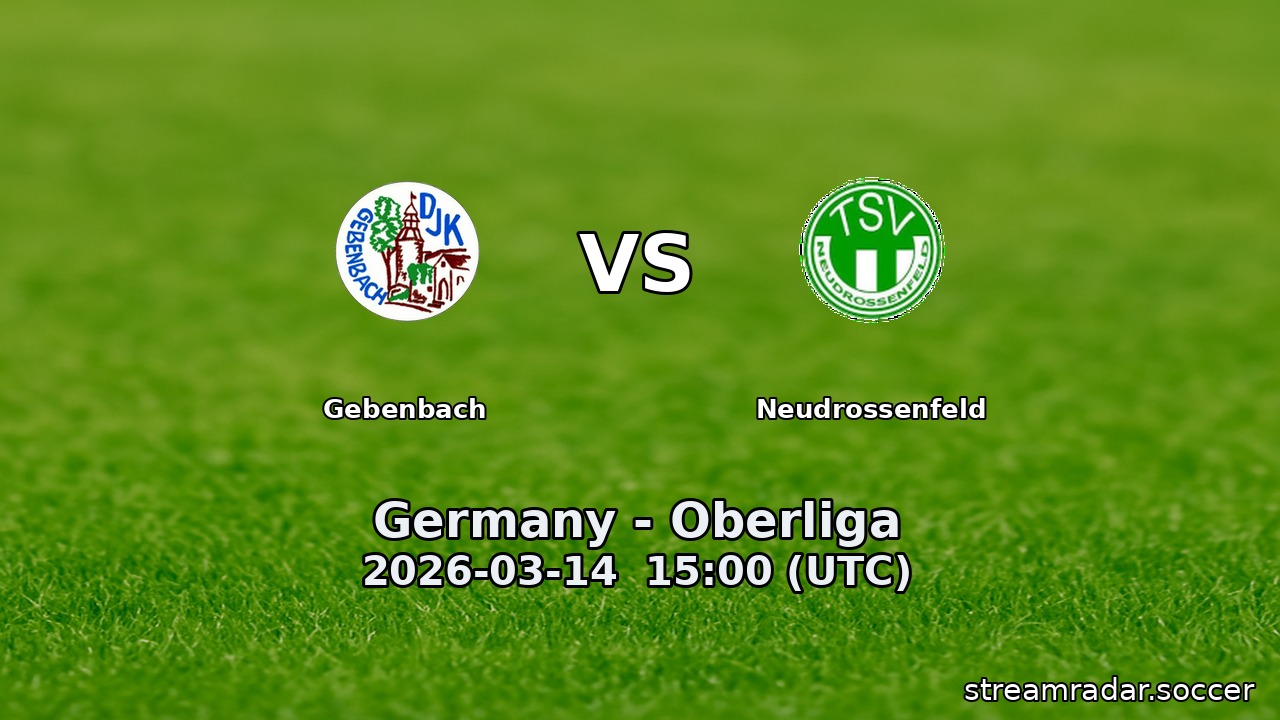 Gebenbach vs Neudrossenfeld