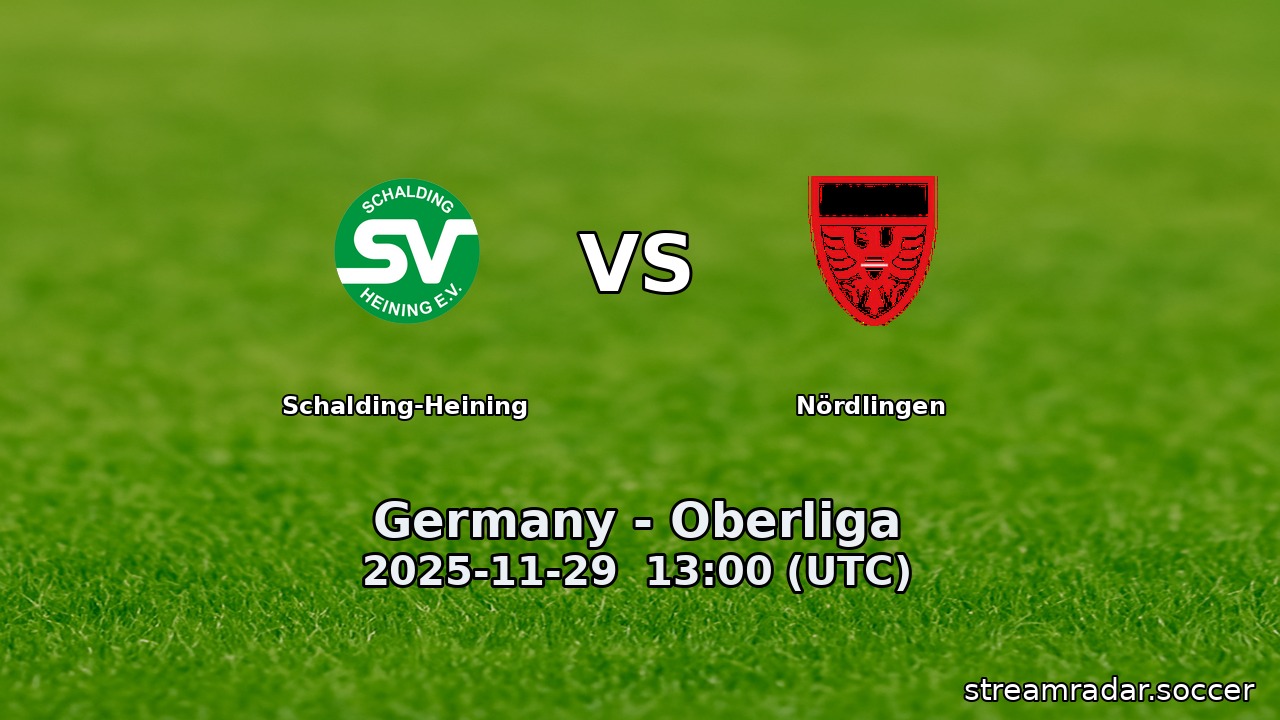 Schalding-Heining vs Nördlingen