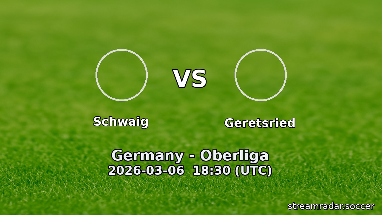 Schwaig vs Geretsried