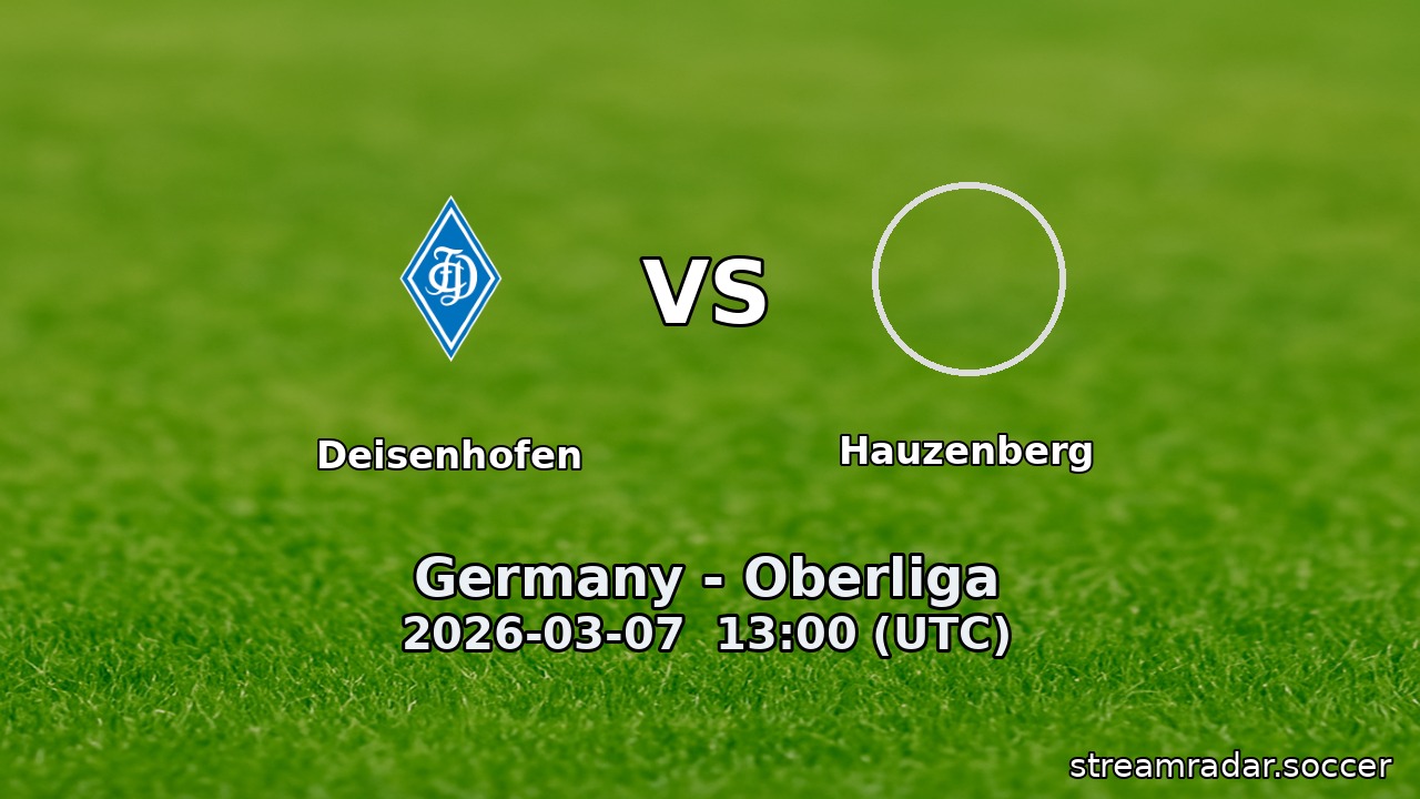 Deisenhofen vs Hauzenberg