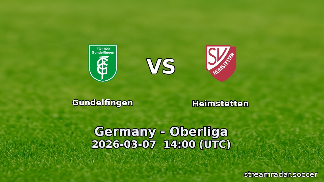 Gundelfingen vs Heimstetten