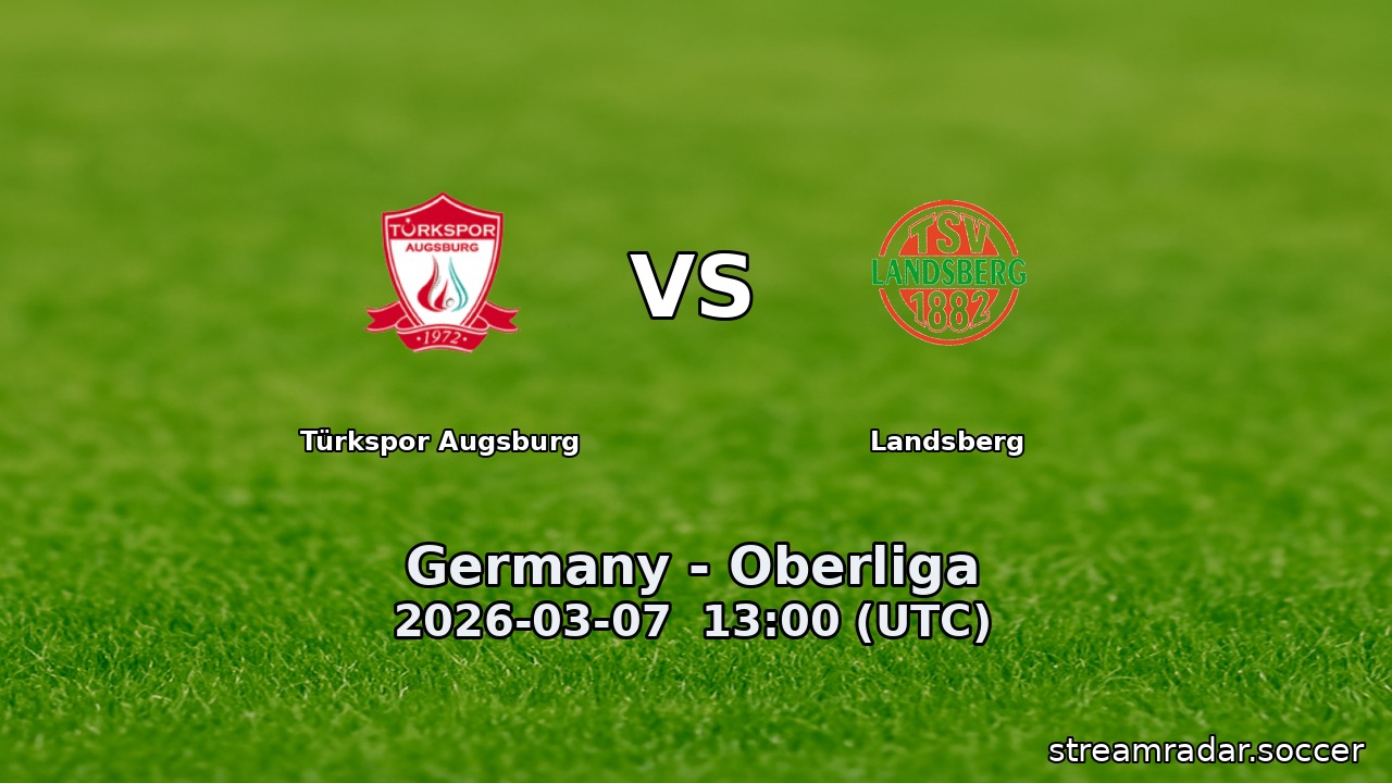 Türkspor Augsburg vs Landsberg