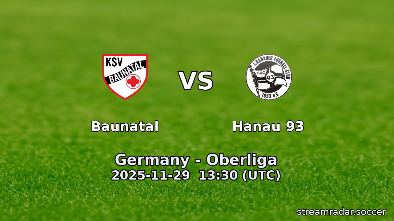 Baunatal vs Hanau 93