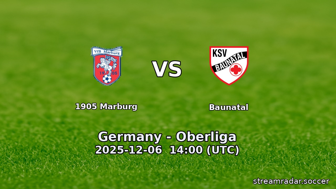 1905 Marburg vs Baunatal