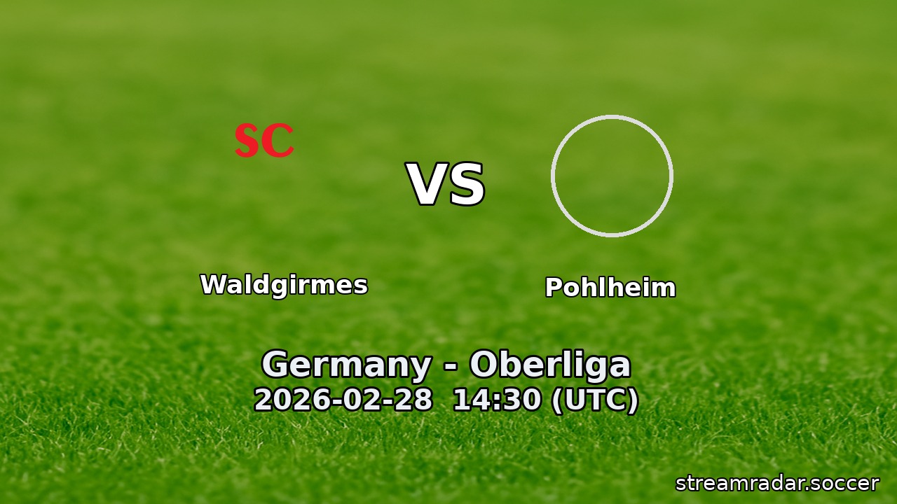 Waldgirmes vs Pohlheim