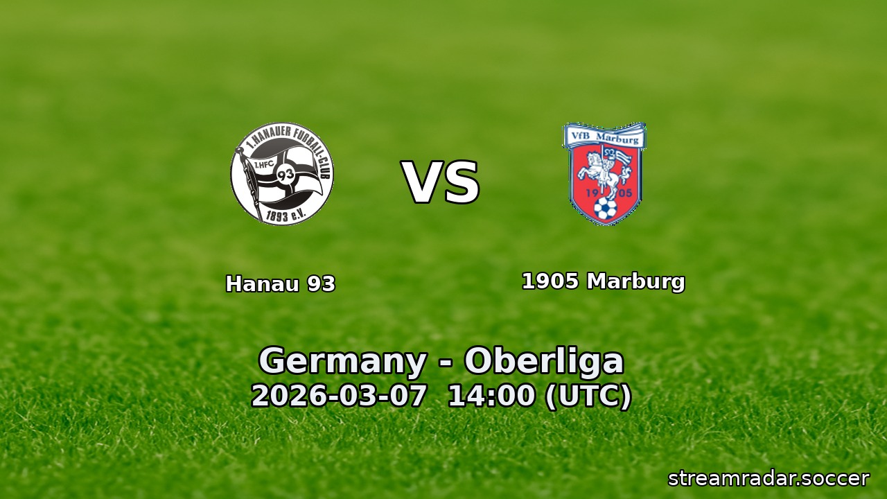 Hanau 93 vs 1905 Marburg